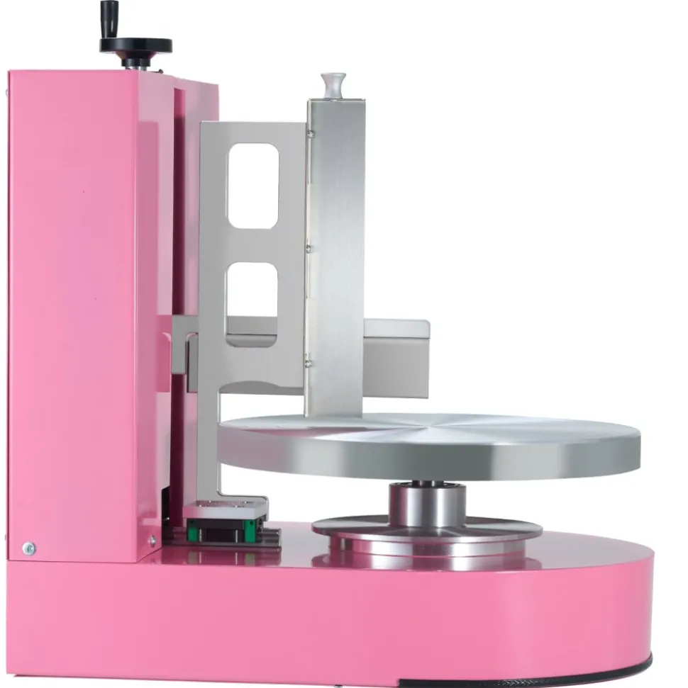 VEVOR Cake Decorating Machine, Cake Cream Spreading Coating Smearing Machine, Low Noise Cake Frosting Machine, Turntable with Adjustable Scraper, for 4" to 12" Cake, 25-320RPM Rotating Speed, Pink