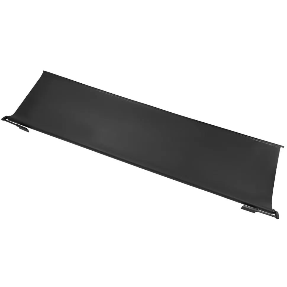 VEVOR Camper Awning Fabric Replacement, 1" to 13', Weatherproof Durable Slide Topper Awning with Bracket, Heavy Duty Slide Topper Awning with Stainless Steel Material, Fit for RV & Motorhome(Black)