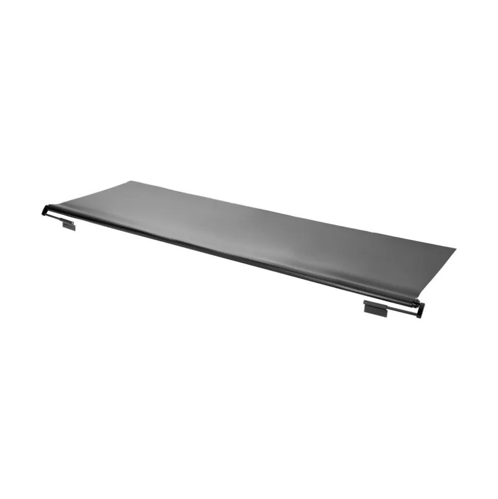 VEVOR Camper Awning Fabric Replacement, 7" to 12', Weatherproof Durable Slide Topper Awning with Bracket, Heavy Duty Slide Topper Awning with Stainless Steel Material, Fit for RV & Motorhome(Black)