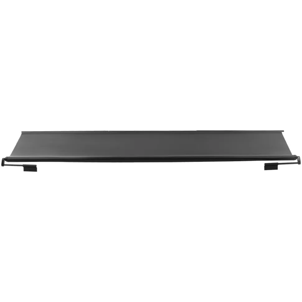 VEVOR Camper Awning Fabric Replacement, 7" to 12', Weatherproof Durable Slide Topper Awning with Bracket, Heavy Duty Slide Topper Awning with Stainless Steel Material, Fit for RV & Motorhome(Black)