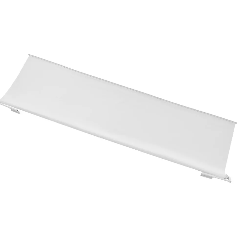 VEVOR Camper Awning Fabric Replacement, 1" to 13', Weatherproof Durable Slide Topper Awning with Bracket, Heavy Duty Slide Topper Awning with Stainless Steel Material, Fit for RV & Motorhome(White)