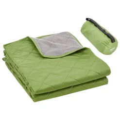 VEVOR Camping Blanket, Large Warm Stadium Blanket, Waterproof & Windproof, 330GSM Polyester Fleece, Flame Retardant, Great for Outdoors, Picnics, Hiking, Sports Events, Travel, 82