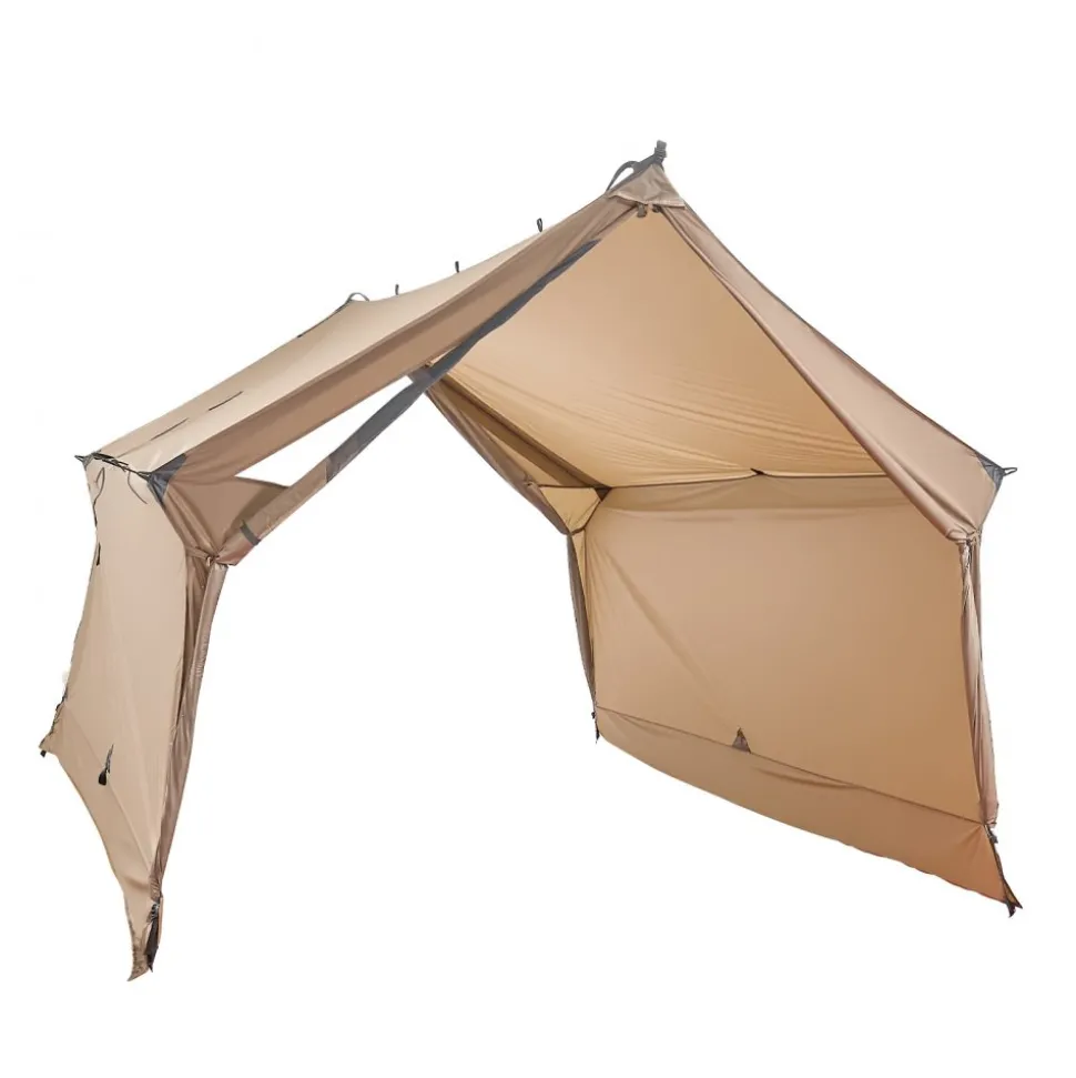 VEVOR Camping Hot Tent, 2 Persons Cabin Hot Tent with Stove Jack, Waterproof Winter Tents Shelters with Vents, Lightweight & Portable 4 Season Tents for Hiking Fishing Hunting Backpacking