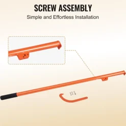 VEVOR Cant Hook Tool, 59 in, Heavy Duty Steel Log Roller, Log Lifter Timber Jack for Max 32