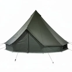 VEVOR Canvas Bell Tent, 4 Seasons 9.84 ft Yurt Tent for Camping with Stove Jack, Canvas Breathable Holds up to 3 People with Zipped Detachable Floor, for Family Camping Glamping Outdoor Hunting Party