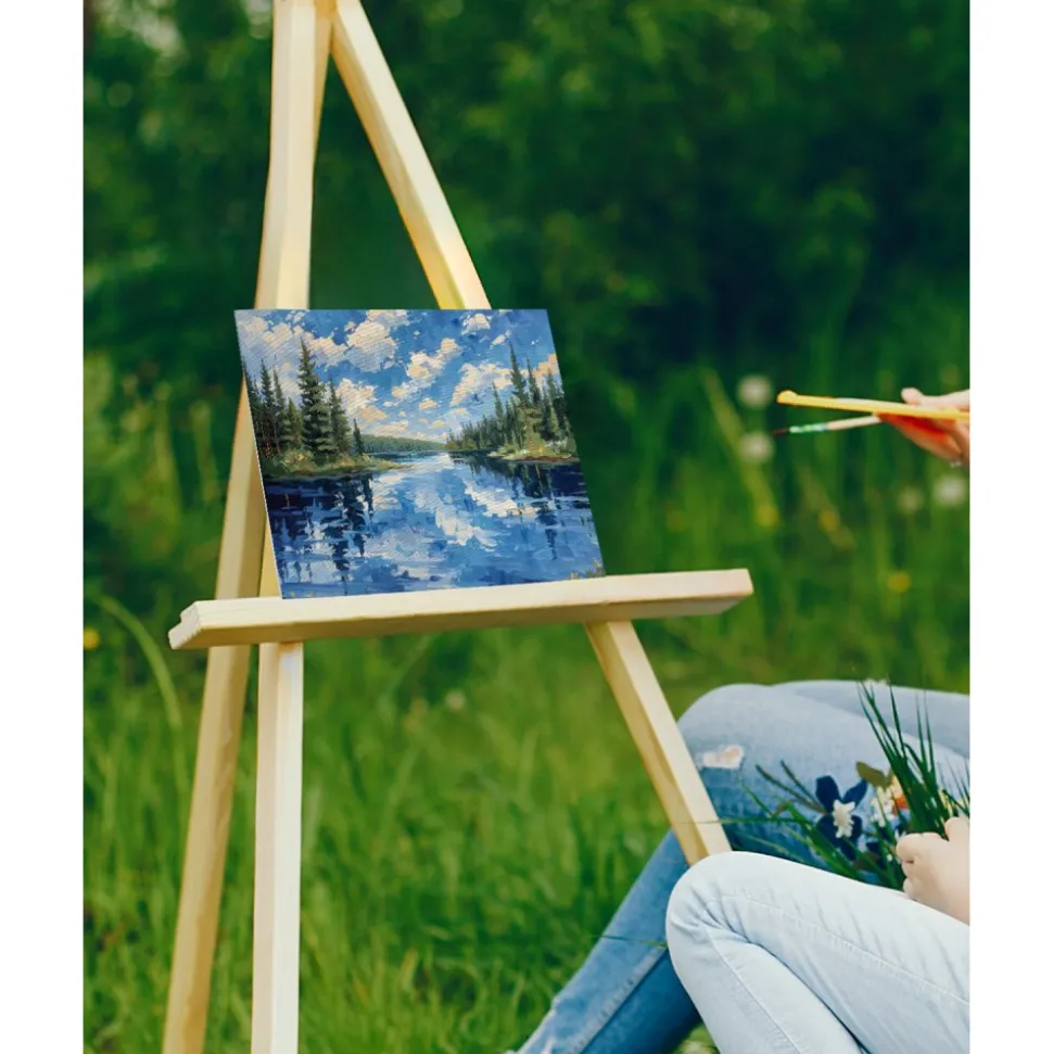 VEVOR Canvas Boards for Painting, 9 x 12 Inch White Canvases for Painting, 24 Pack Painting Canvas Panels for Sketching, Acrylic and Oil Painting, Watercolor, Paint Canvas for Kids and Professionals