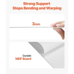 VEVOR Canvas Boards for Painting, 9 x 12 Inch White Canvases for Painting, 24 Pack Painting Canvas Panels for Sketching, Acrylic and Oil Painting, Watercolor, Paint Canvas for Kids and Professionals