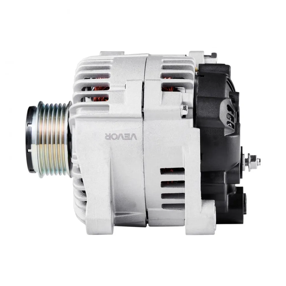 VEVOR Car Alternator 11491, Compatible with Hyundai Sonata 2.4L 2010-2013, Kia Optima 2.4L 2011-2013, Automotive Replacement Alternator with Aluminum Housing and Pure Copper Round Coil, 37300-2G150