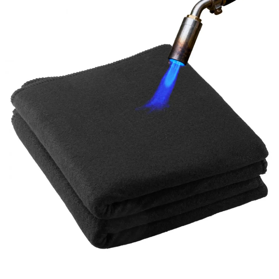VEVOR Carbon Felt Welding Blankets, 2-Pack 20" x 36" Flame Retardant Welding Blanket, Up to 1800°F Heat Resistant Safety Protection Blanket, 3.5mm Thickened Carbon Fiber Fireproof Insulation Mat Pad