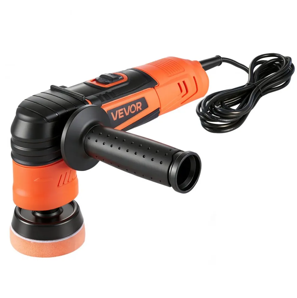 VEVOR Car Buffer Polisher, 1.2"/2"/3" Rotary Polisher Buffer, 600W 6 Variable Speeds 1000-4500RPM Car Polisher Waxer Kit for Cars Detailing, Waxing, Polishing, Scratch Removal