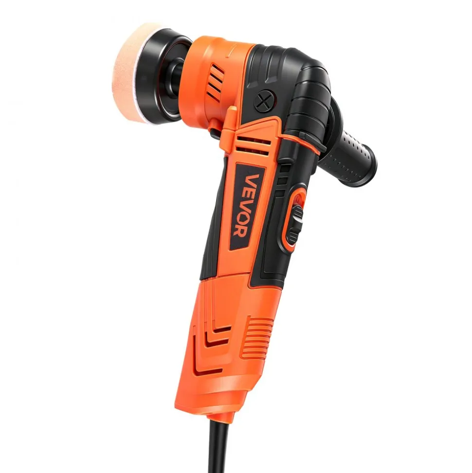 VEVOR Car Buffer Polisher, 1.2"/2"/3" Rotary Polisher Buffer, 600W 6 Variable Speeds 1000-4500RPM Car Polisher Waxer Kit for Cars Detailing, Waxing, Polishing, Scratch Removal