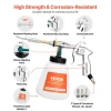 VEVOR Car Cleaning Gun, 6-9.2 Bar High-Pressure Air Blow Gun with 2 Set Nozzles & 1L Liquid Bottle, Vortex Cleaning Gun, Quickly Blasts Dirt and Dust from Surface, Suitable for 1/4 NPT Air Compressor