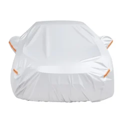 VEVOR Car Cover, Car Cover Waterproof for Toyota Camry Mid Size Sedan, Custom-fit All Weather Sun Rain Wind Frost Dust Snow Protection Full Exterior Covers with Door Zipper and Cotton Lining, Silver
