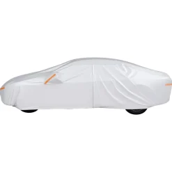 VEVOR Car Cover, Car Cover Waterproof for Toyota RAV4 Compact SUV, Custom-fit All Weather Sun Rain Wind Frost Dust Snow Protection Full Exterior Covers with Door Zipper and Cotton Lining, Silver