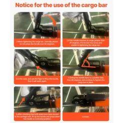 VEVOR Cargo Bar, Cargo Bar Adjustable from 40