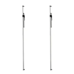 VEVOR Cargo Bar, Cargo Bar Adjustable from 89" to 104", Heavy-duty Steel Cargos Stabilizer with Non-Slip Foot Pads, Truck Bed Load Lock Bars for Box Trucks, Semi-Trailers, Trailers (2PCS)