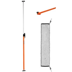 VEVOR Cargo Bar, Cargo Bars Adjustable from 40" to 73", Heavy-duty Steel Cargos Stabilizer with Storage Net & Divider Bar, Telescoping Load Lock Bars for SUVs, Sedans