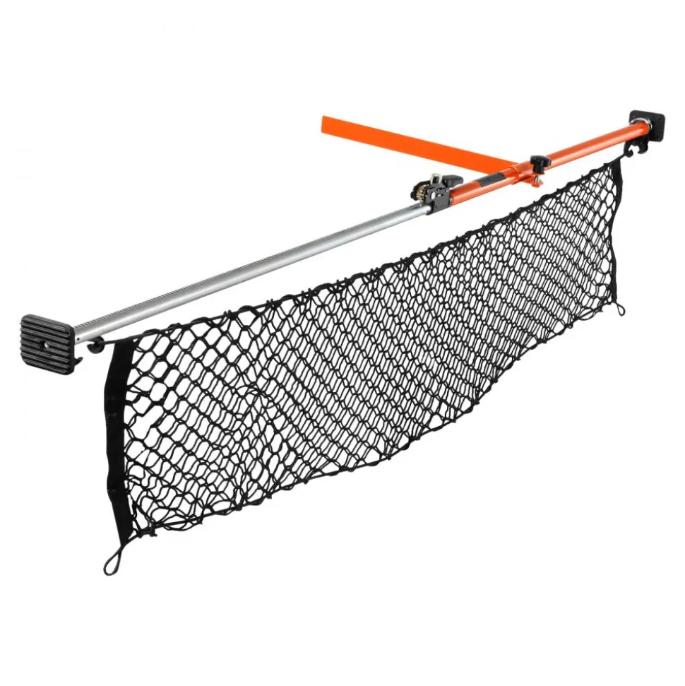 VEVOR Cargo Bar, Cargo Bars Adjustable from 40" to 73", Heavy-duty Steel Cargos Stabilizer with Storage Net & Divider Bar, Telescoping Load Lock Bars for SUVs, Sedans