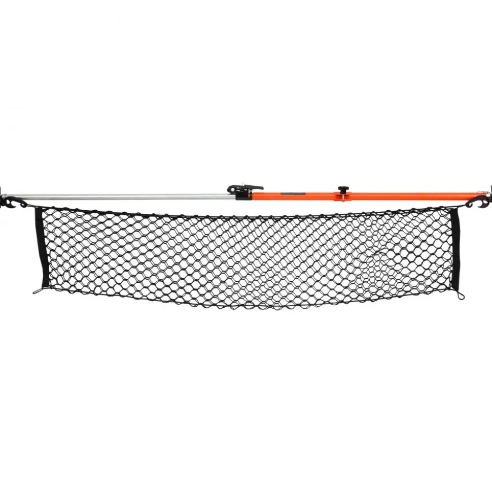 VEVOR Cargo Bar, Cargo Bars Adjustable from 40" to 73", Heavy-duty Steel Cargos Stabilizer with Storage Net & Divider Bar, Telescoping Load Lock Bars for SUVs, Sedans