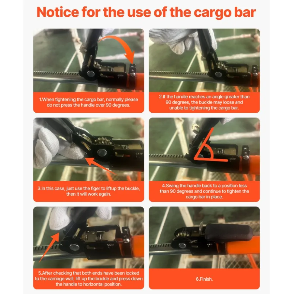 VEVOR Cargo Bar, Cargo Bars Adjustable from 40" to 73", Heavy-duty Steel Cargos Stabilizer with Storage Net & Divider Bar, Telescoping Load Lock Bars for SUVs, Sedans