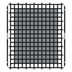 VEVOR Cargo Net, 120 in x 105 in, Heavy Duty Truck Cargo Net for Truck Bed, 4 Adjustable Straps with Carabiners & S-Hooks, Wear-resistant & Weather-proof, Suitable for Pickup, Truck, Jeep, SUV, Boat