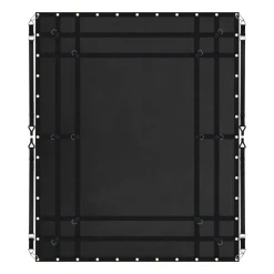 VEVOR Cargo Net, 72 in x 57 in, Heavy Duty Truck Cargo Net for Truck Bed, 4 Adjustable Straps with Carabiners and Rubber Coated Hooks, Durable, Suitable for Pickup, Jeep, Truck, SUV, Boat (Black)