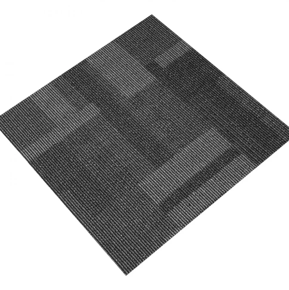 VEVOR Carpet Tiles Reusable, 24"x 24"Carpet Squares With Padding Attached, Soft Padded Carpet Tiles, Easy Install DIY for Bedroom Living Room (24Tiles, Mixed Gray)