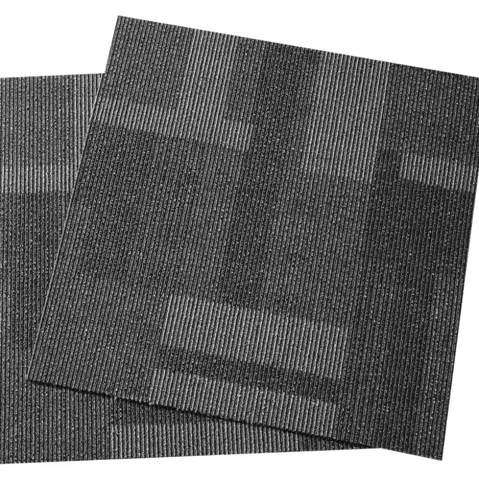 VEVOR Carpet Tiles Reusable, 24"x 24"Carpet Squares With Padding Attached, Soft Padded Carpet Tiles, Easy Install DIY for Bedroom Living Room (24Tiles, Mixed Gray)