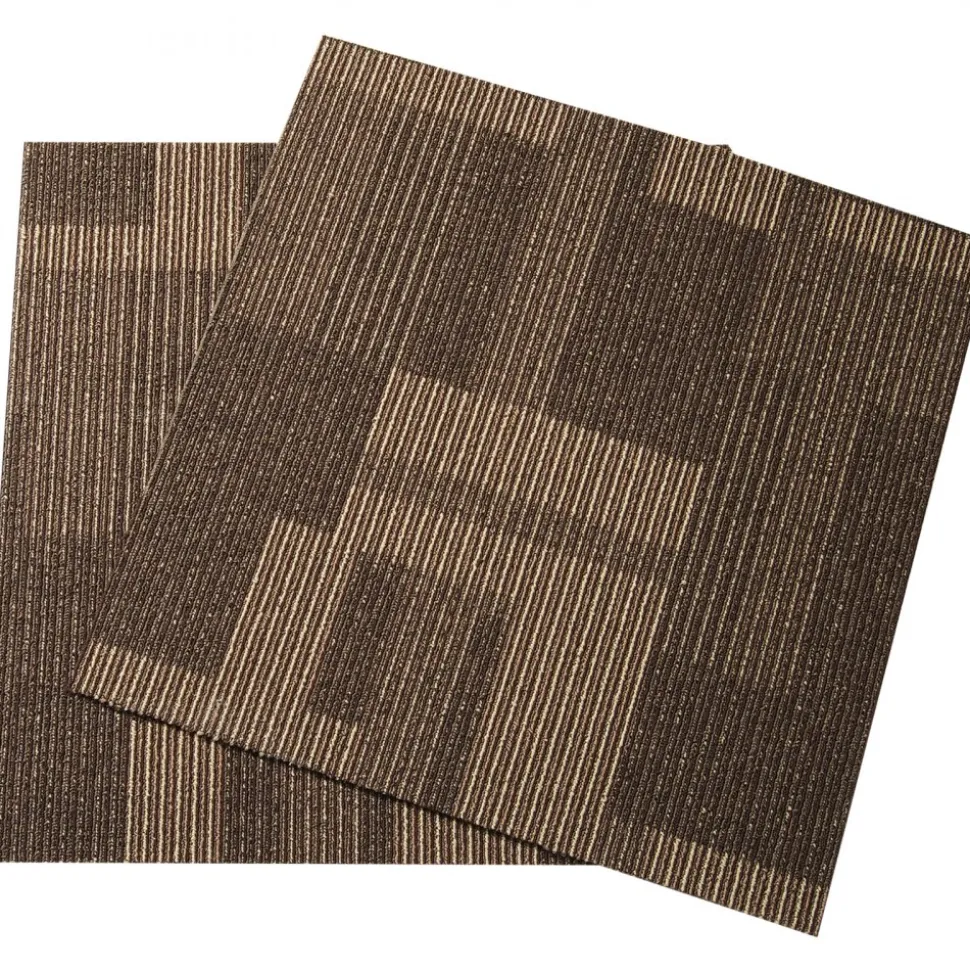 VEVOR Carpet Tiles Reusable, 20"x 20" Carpet Squares With Padding Attached, Soft Padded Carpet Tiles, Easy Install DIY for Bedroom Living Room Indoor Outdoor (20 Tiles, Dark Gray)