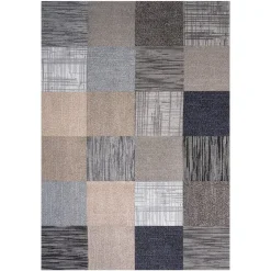 VEVOR Carpet Tiles Reusable 20x20 inch, 24 PCS Modular Carpet Square Rug, Commercial Floor Soft Padded for Seamless Cover 66.6sq.ft, Easy DIY Replacement for Living Room Bedroom Indoor,Multicolor