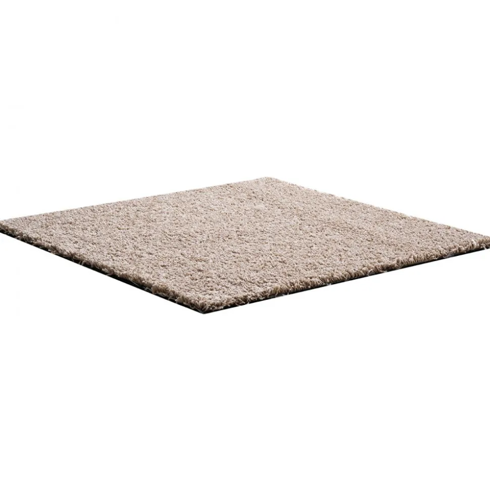 VEVOR Carpet Tiles 18x18 inch, 10 Pack Carpet Square Rug Detachable & Damage-free, Self Adhesive Home Floor Soft Plush Padded for 22.5sq.ft Coverage, Easy DIY for Living Room & Bedroom, Light Brown