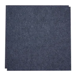 VEVOR Carpet Tiles 24x24 inch, 15 Pack Peel and Stick Carpet Square Rug, Self Adhesive Commercial Floor Soft Padded for Seamless Cover 60sq.ft², Easy DIY Replacement for Living Room Office,Gray