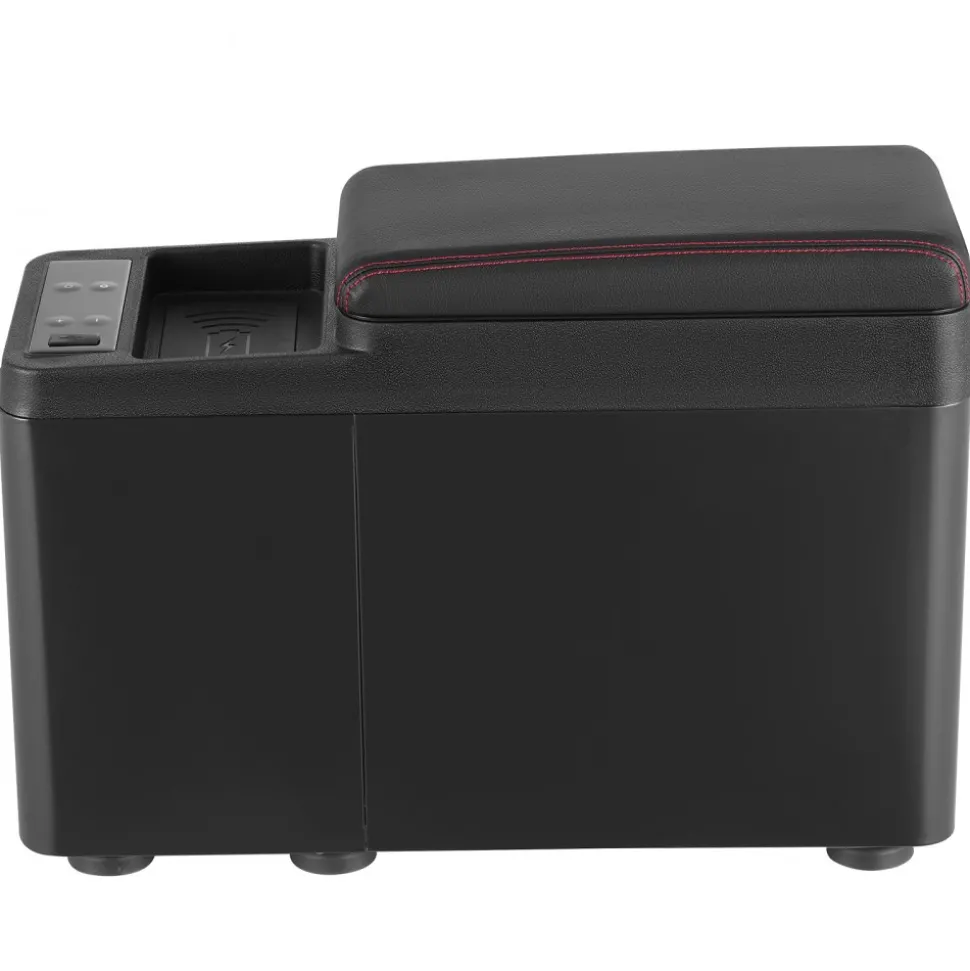 VEVOR Car Refrigerator, 12 Volt Car Armrest Refrigerator Fridge, 8 L Single Zone Portable Freezer, -4℉-68℉ Adjustable Range, 12/24V DC and 100-240V AC Compressor Cooler for Outdoor, Camping