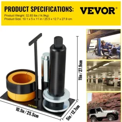 VEVOR Carrier & Pinion Bearing Puller, Compatible with Dana 30, 40, 60, 70, Ford 9