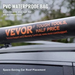 VEVOR Car Side Awning, Large 4.6'x6.6' Shade Coverage Vehicle Awning, PU3000mm UV50+ Retractable Car Awning with Waterproof Storage Bag, Suitable for Truck, SUV, Van, Campers