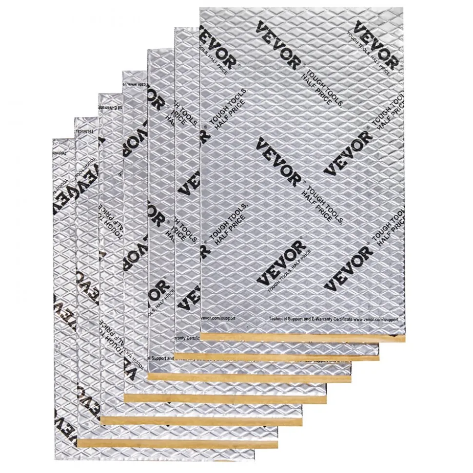 VEVOR Car Sound Deadening Mat, 50 mil 52 sqft Car Sound Dampening Material, Butyl Automotive Sound Deadener, Noise Insulation and Vibration Dampening Material for Car