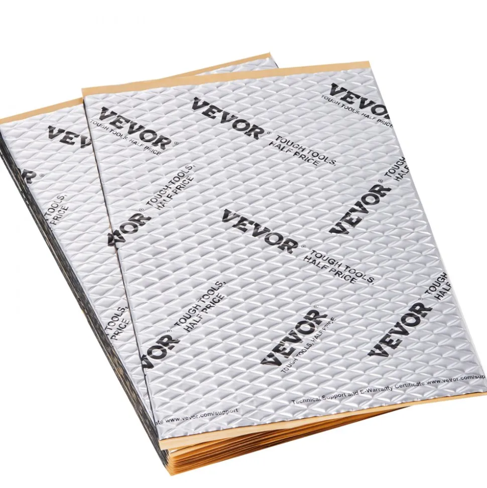 VEVOR Car Sound Deadening Mat, 50 mil 52 sqft Car Sound Dampening Material, Butyl Automotive Sound Deadener, Noise Insulation and Vibration Dampening Material for Car