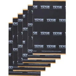 VEVOR Car Sound Deadening Mat, 200 mil 25 sqft Car Sound Dampening Material, Butyl Automotive Sound Deadener, Noise Insulation and Vibration Dampening Material for Car