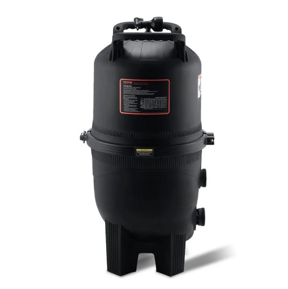 VEVOR Cartridge Pool Filter, 525Sq. Ft Filter Area Inground Pool Filter, Above Ground Swimming Pool Filtration Filter System with Upgrade Filter &Leak-proof, for Hot Tubs, Spa, Inflatable Pool