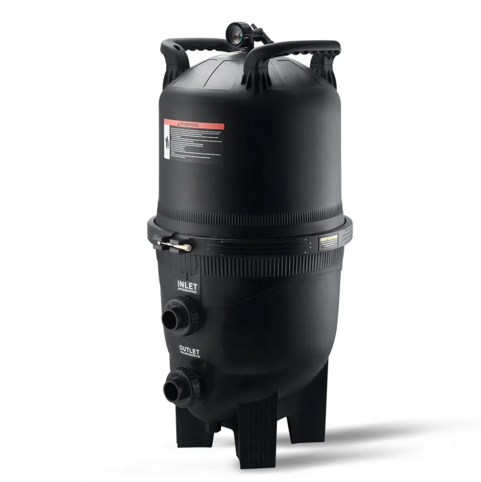 VEVOR Cartridge Pool Filter, 525Sq. Ft Filter Area Inground Pool Filter, Above Ground Swimming Pool Filtration Filter System with Upgrade Filter &Leak-proof, for Hot Tubs, Spa, Inflatable Pool