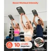 VEVOR Cast Iron Ruck Weights for Backpack, 10LB Pair Ruck Plate, Weight Plate with Smooth Handle, Textured Finish for Rucking, Hiking, Swings, Strength Training, Weightlifting, Fitness Workout