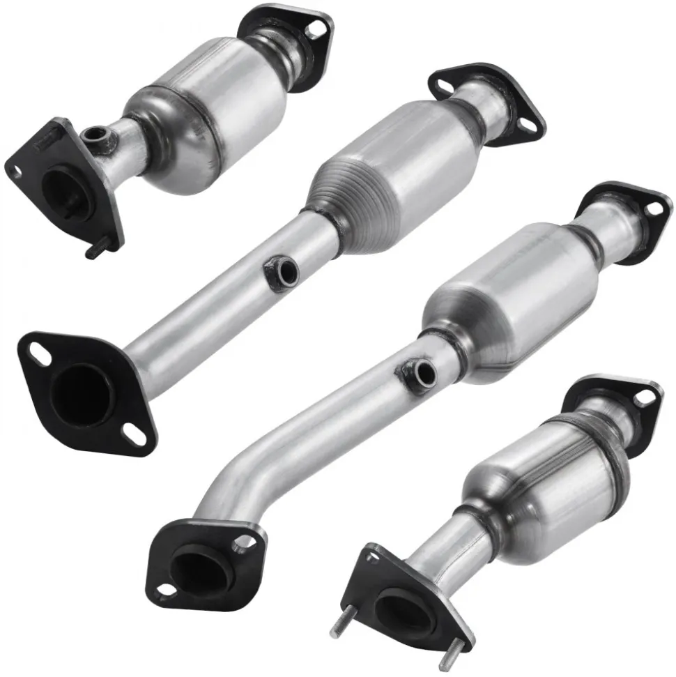 VEVOR Catalytic Converter, Compatible with Nissan Frontier NV1500 NV2500 NV3500 Pathfinder Xterra/Suzuki Equator, 4.0L V6, Front, Left, Rear, Right, Replacement OE 16399, for Exhaust Gas Purification