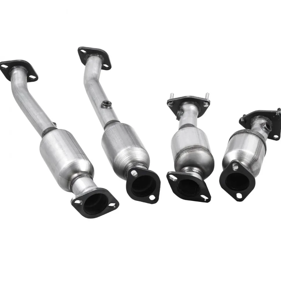VEVOR Catalytic Converter, Compatible with Nissan Frontier NV1500 NV2500 NV3500 Pathfinder Xterra/Suzuki Equator, 4.0L V6, Front, Left, Rear, Right, Replacement OE 16399, for Exhaust Gas Purification