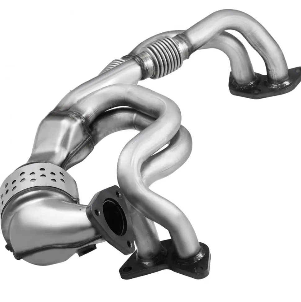 VEVOR Catalytic Converter, Compatible with Subaru Forester Impreza Legacy Outback/ SAAB 9-2X, 2.5L H4, Front, Replacement OE 16564, Stainless Steel High Flow Converter, for Exhaust Gas Purification