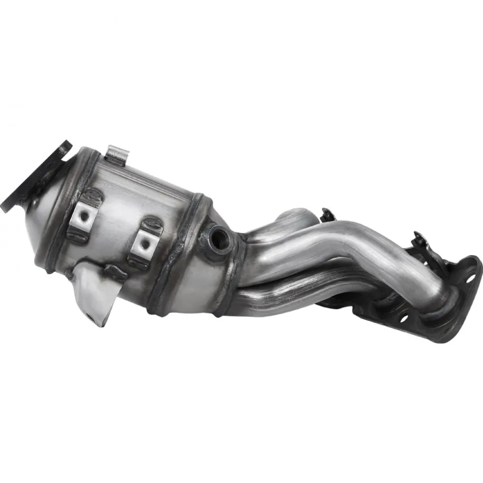 VEVOR Catalytic Converter, Compatible with Kia Soul Rio/Hyundai Veloster Accent, 1.6L L4, Front, Replacement OE 674-891, 16680, Stainless Steel High Flow Converter, for Exhaust Gas Purification