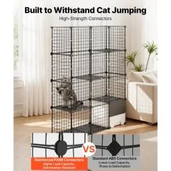 VEVOR Cat Cage 4-Tier 40.98