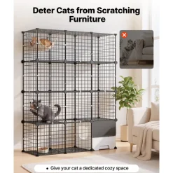 VEVOR Cat Cage 4-Tier 40.98