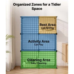 VEVOR Cat Cage 3-Tier 28