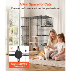 VEVOR Cat Cage 4-Tier 40.98