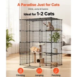 VEVOR Cat Cage 4-Tier 40.98